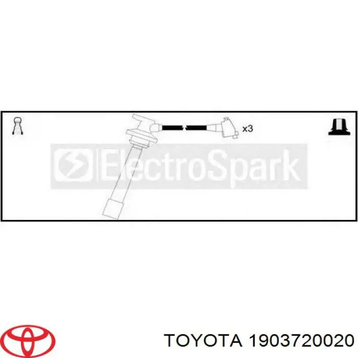 Дроти запалювання Toyota 1903720020 ціна, від 25.83 USD
