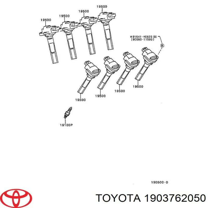  Toyota 1903762050 ціна, від 63.89 USD