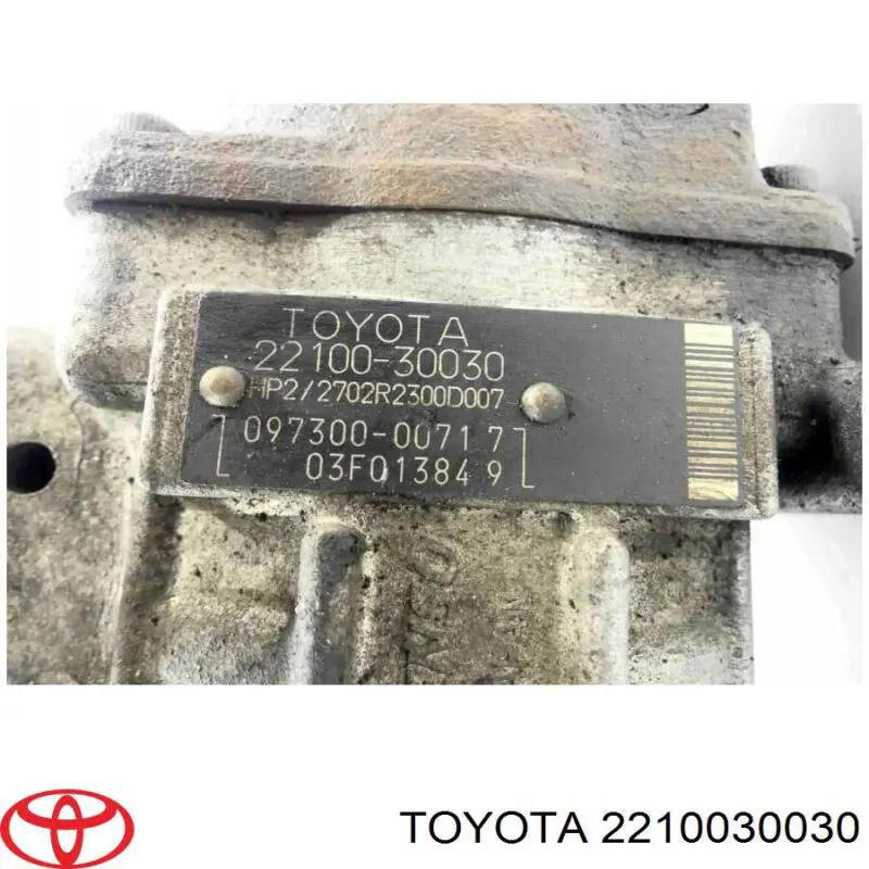2210030030 Toyota насос паливний високого тиску (пнвт - DIESEL)