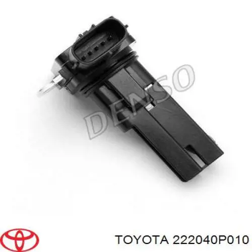 222040P010 Toyota датчик потоку (витрати повітря, витратомір MAF - (Mass Airflow))