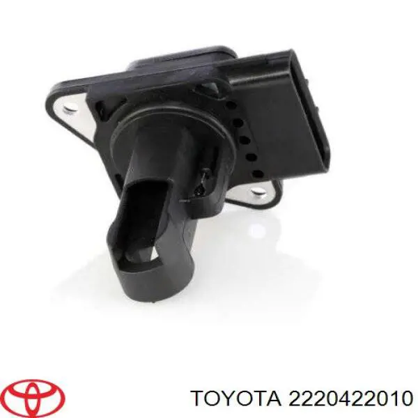 2220422010 Toyota датчик потоку (витрати повітря, витратомір MAF - (Mass Airflow))