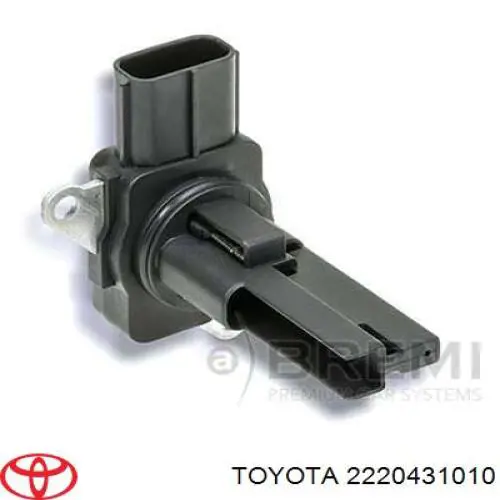 Датчик масової витрати повітря Toyota 2220431010 ціна, від 28.16 USD