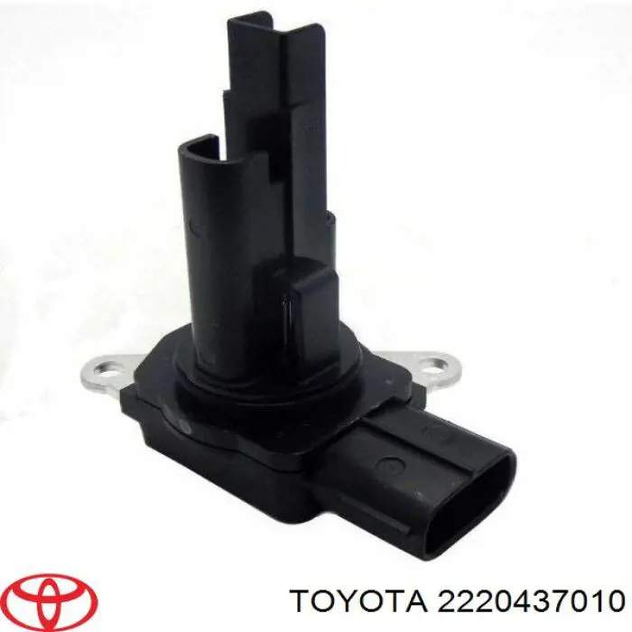 2220437010 Toyota датчик потоку (витрати повітря, витратомір MAF - (Mass Airflow))