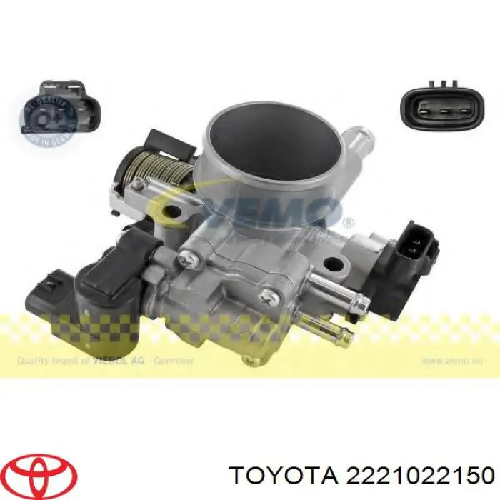 2221022150 Toyota Дросільна заслінка в зборі