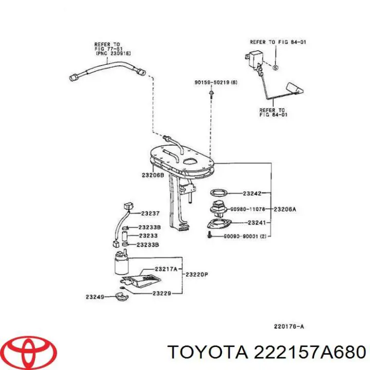 Прокладка дросельної заслінки Toyota Echo (Тойота Echo)
