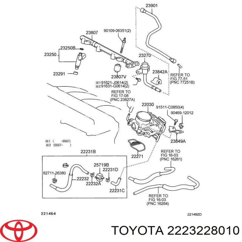 2223228010 Toyota 