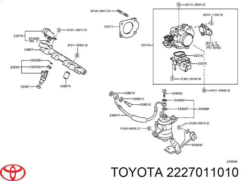 2227011010 Toyota РХХ