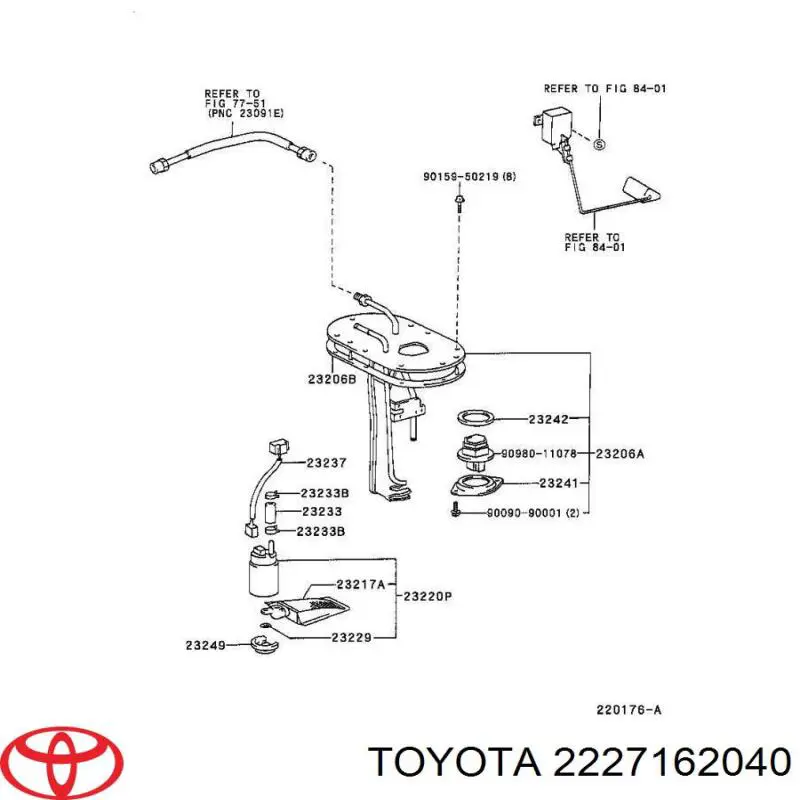 2227162040 Toyota 