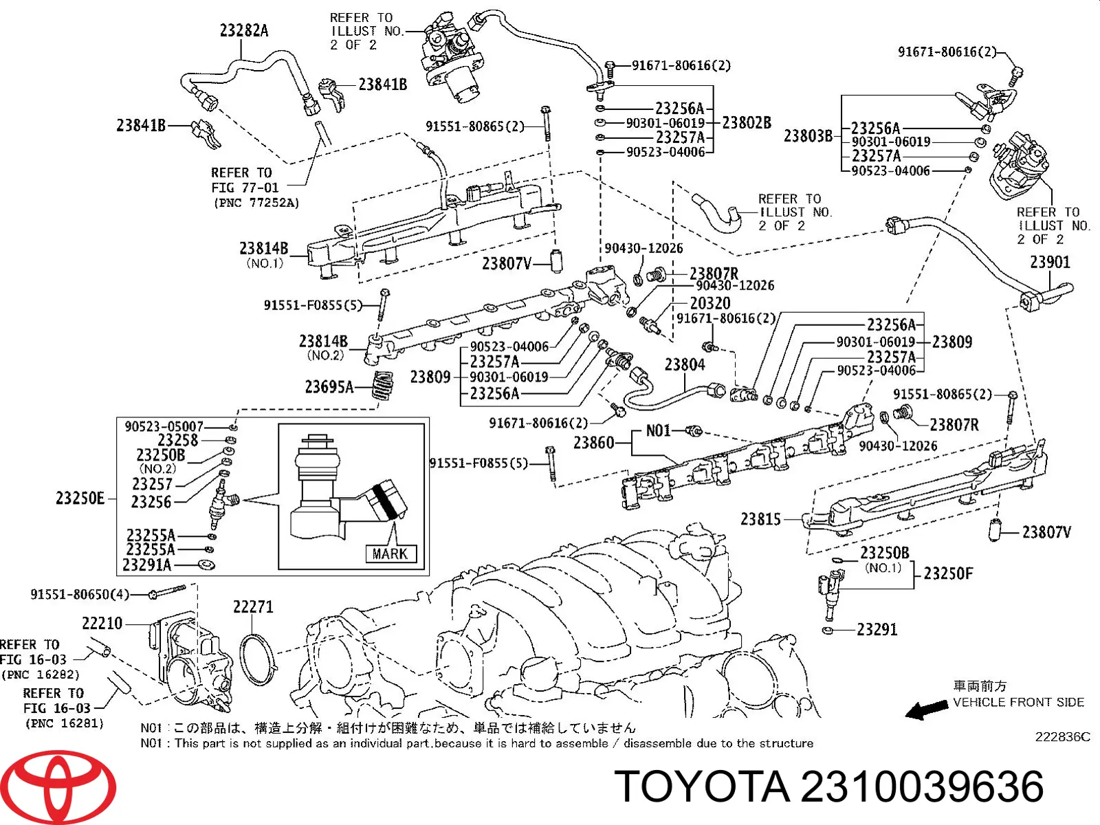  2310039636 Toyota