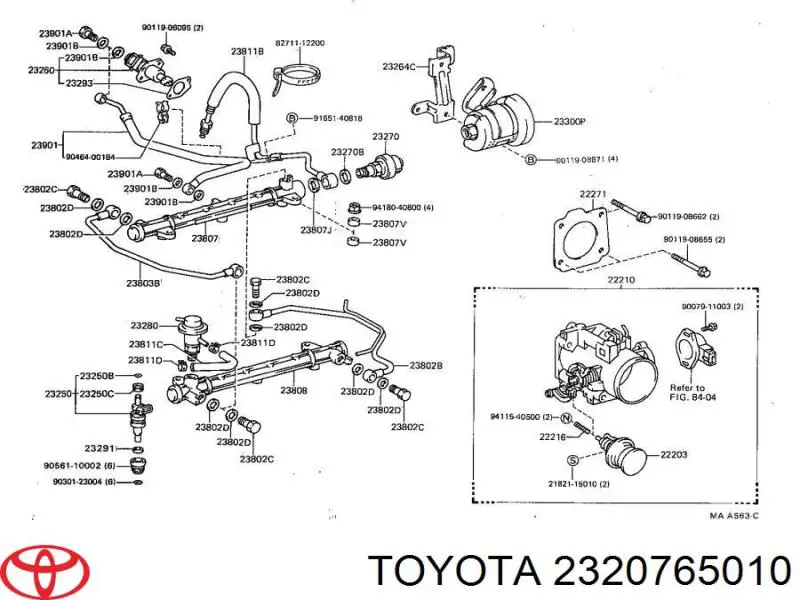 2320765010 Toyota 