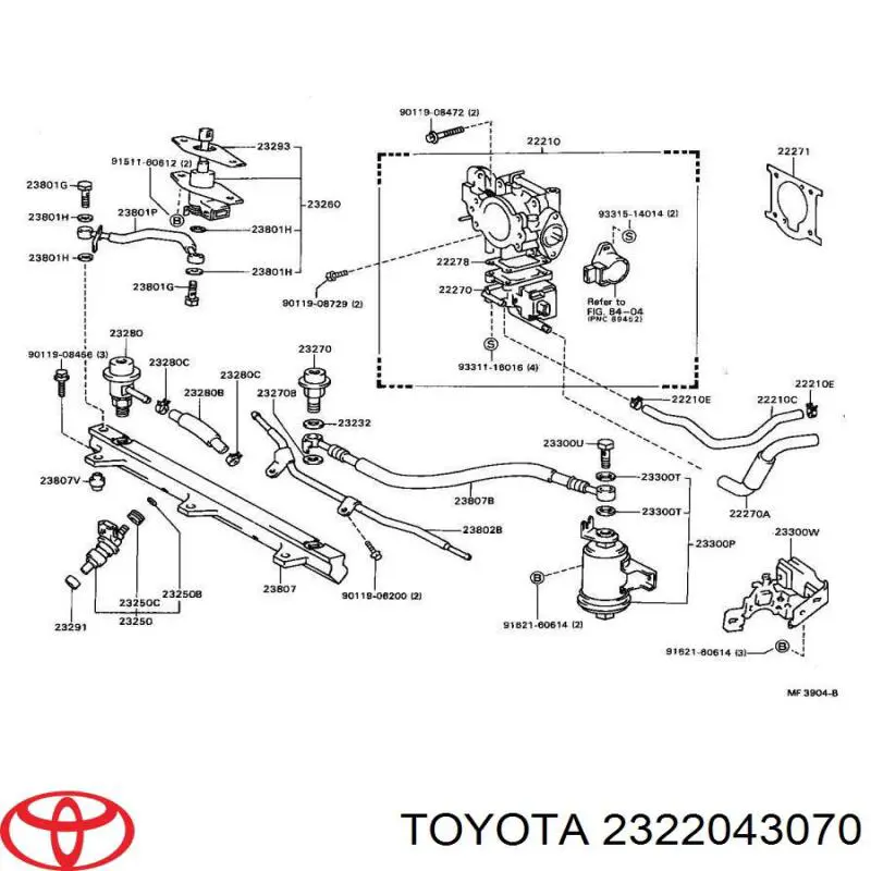 Паливний насос електричний, занурювальний Toyota Corolla (E9) (Тойота Королла)