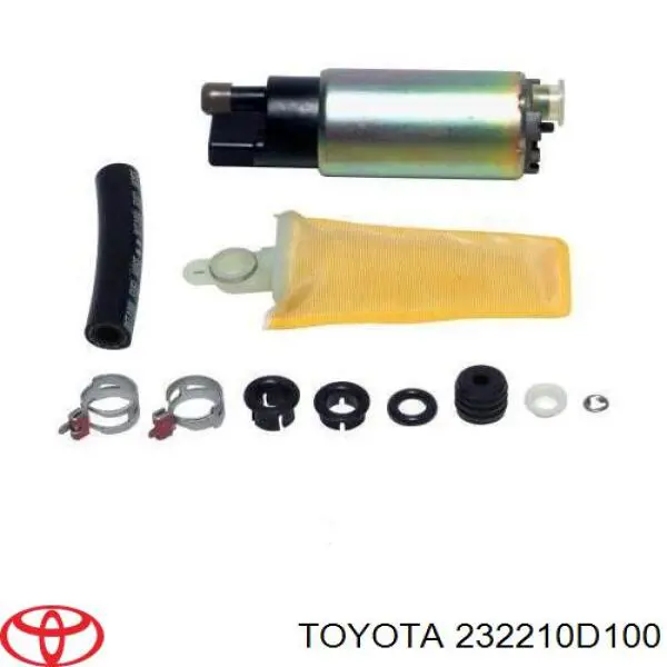 Елемент-турбінка паливного насосу Toyota 232210D100 ціна, від 24.90 USD