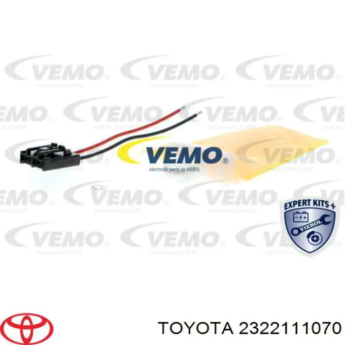 Елемент-турбінка паливного насосу Toyota 2322111070 ціна, від 39.27 USD