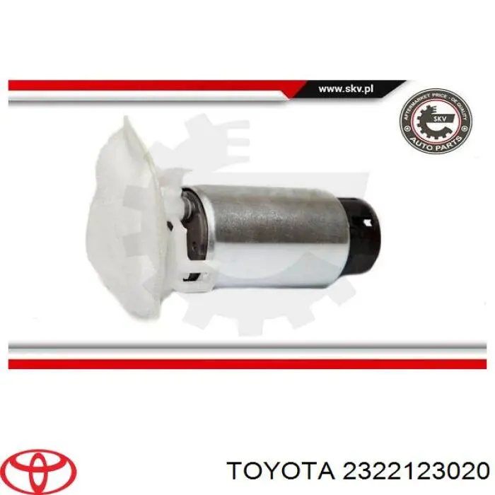2322123020 Toyota елемент-турбінка паливного насосу