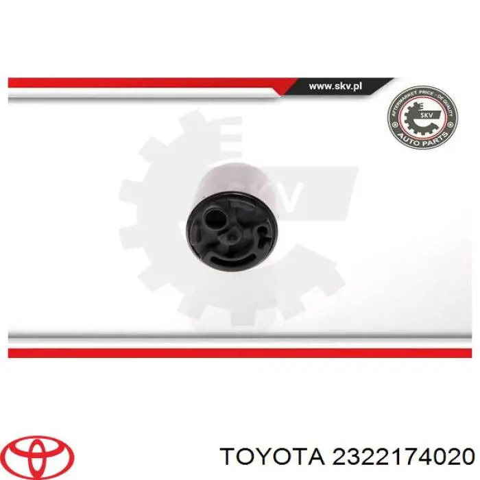 Елемент-турбінка паливного насосу Toyota 2322174020 ціна, від 42.28 USD