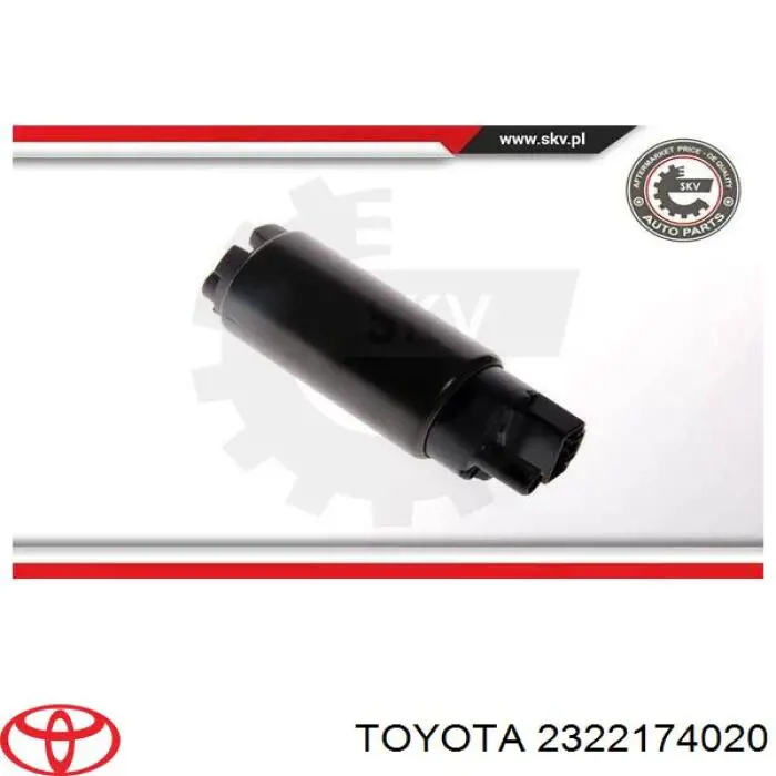Купити 2322174020 Toyota Елемент-турбінка паливного насосу