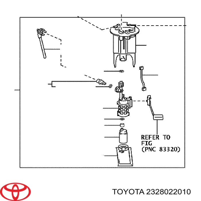 Регулятор тиску палива модуля паливного насосу в баці Toyota 2328022010 ціна, від 37.96 USD