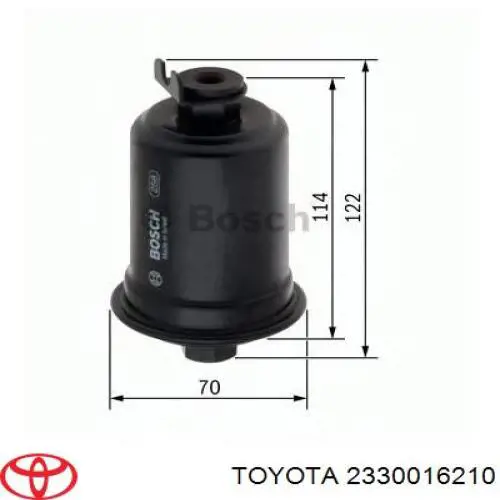 2330016210 Toyota фільтр паливний