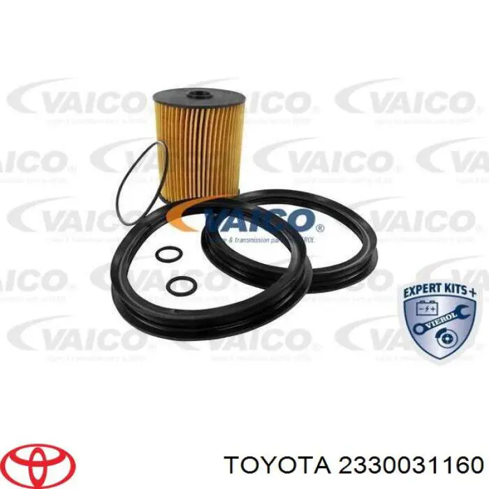 Фільтр тонкого очищення палива Toyota 2330031160 ціна, від 42.76 USD