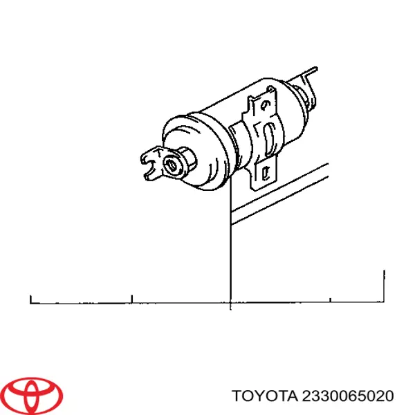 2330065020 Toyota фільтр паливний