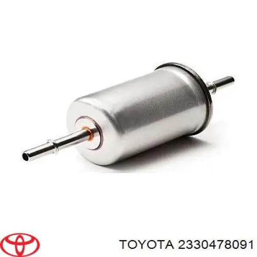 Фільтр тонкого очищення палива Toyota 2330478091 ціна, від 51.49 USD
