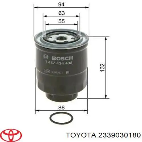 Паливний фільтр 2339030180 Toyota