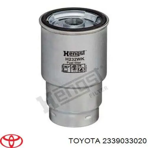 Фільтр тонкого очищення палива Toyota 2339033020 ціна, від 10.86 USD