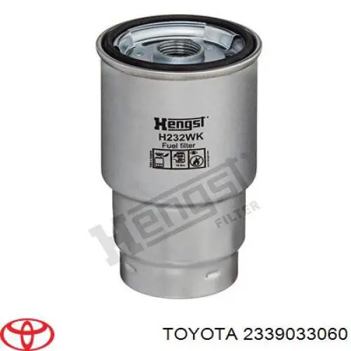 Купити 2339033060 Toyota Фільтр-відстійник палива грубої очистки