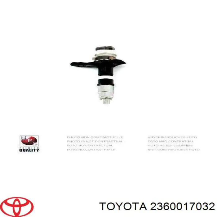 2360017032 Toyota Форсунка вприску палива