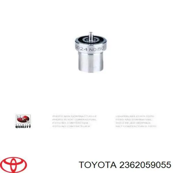 2362059055 Toyota розпилювач дизельної форсунки