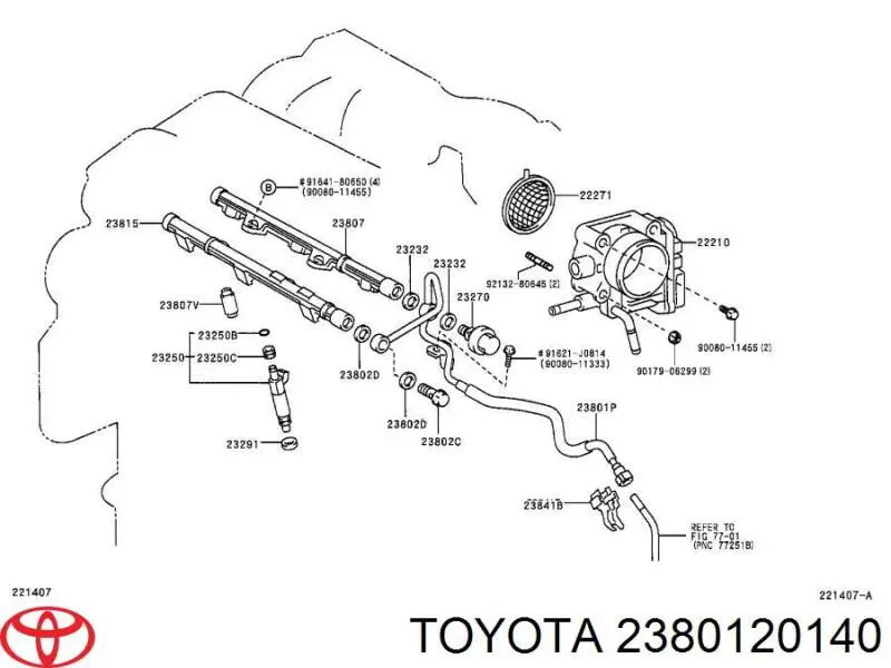 2380120140 Toyota 