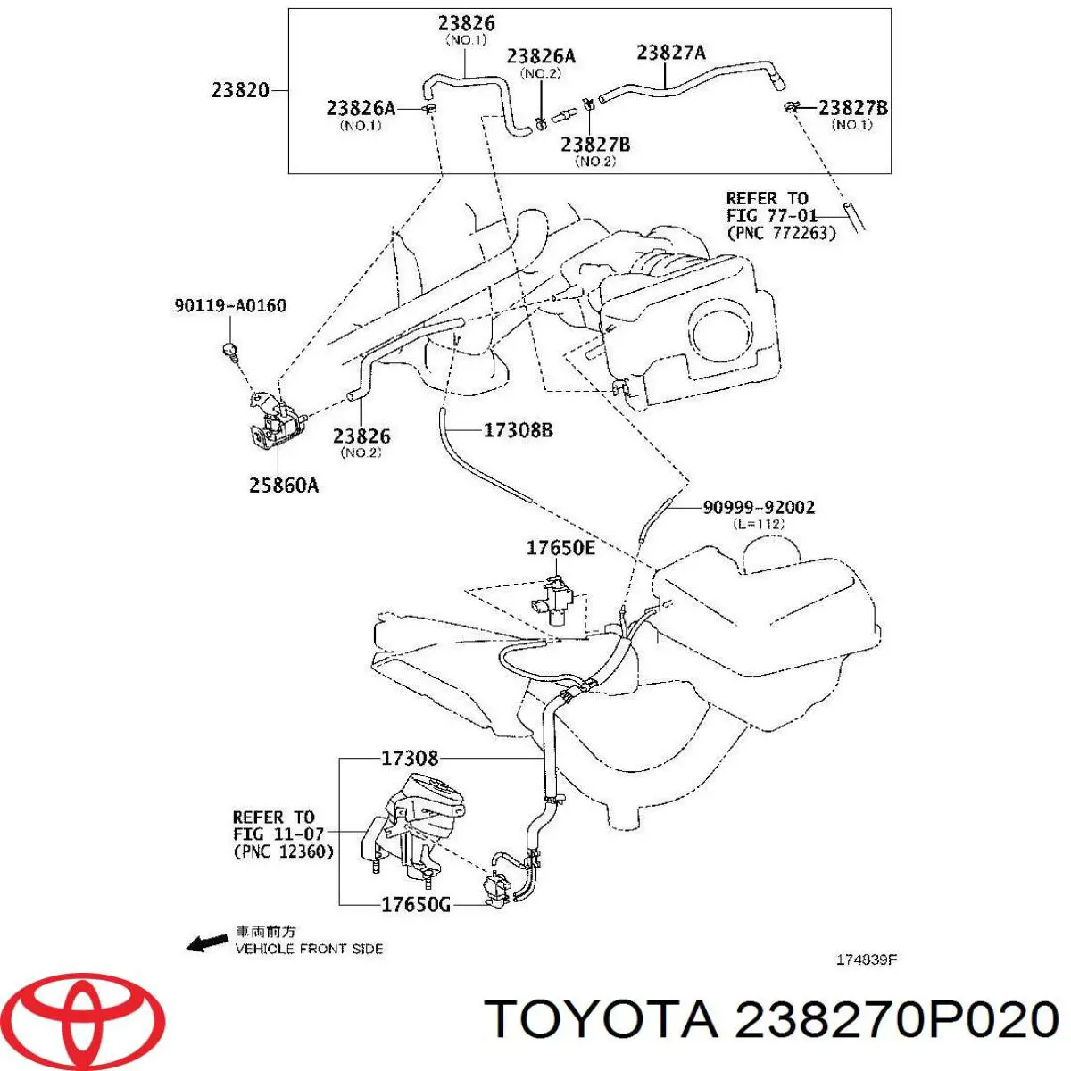  238270P020 Toyota