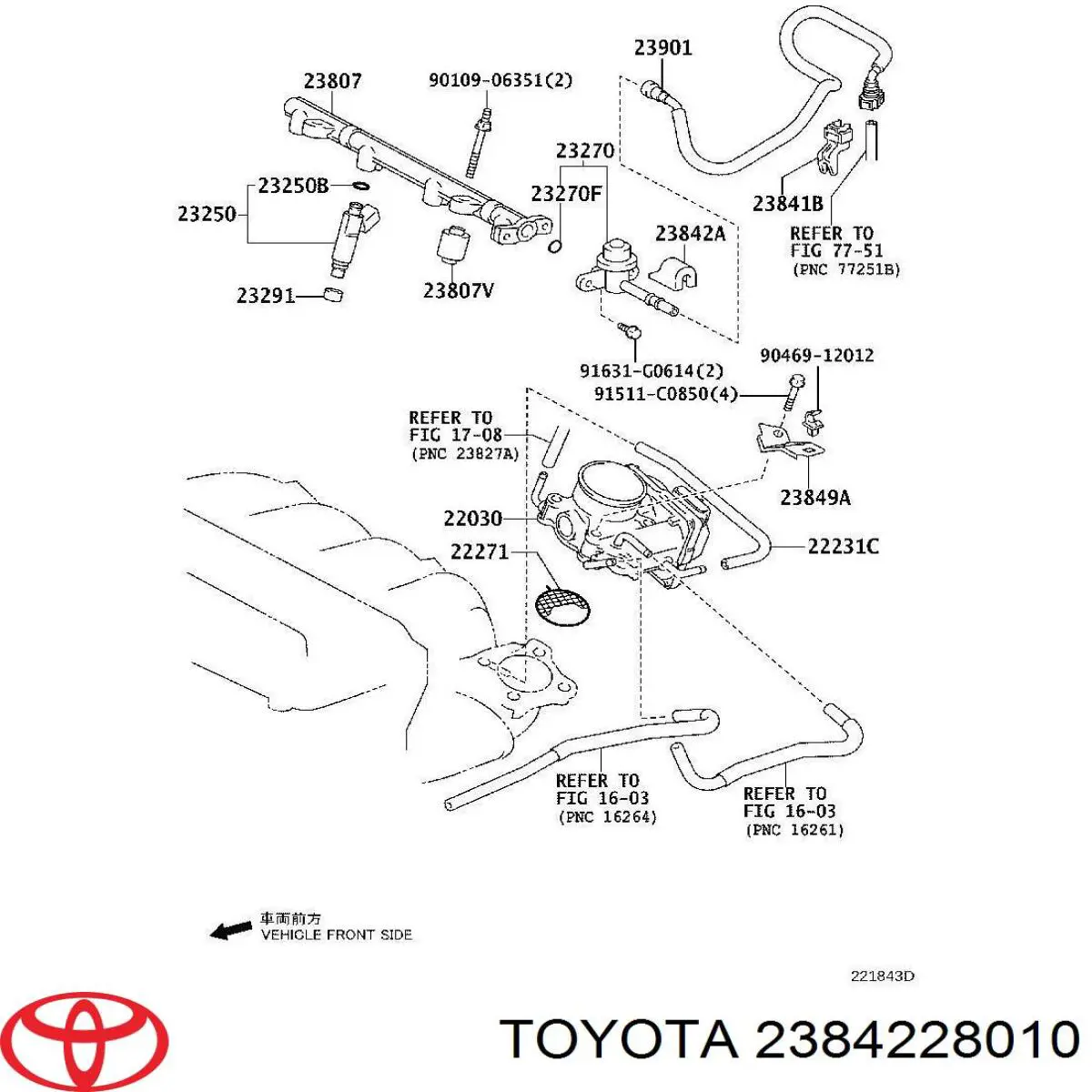 2384228010 Toyota 