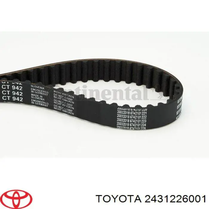 2431226001 Toyota Ремінь двигуна