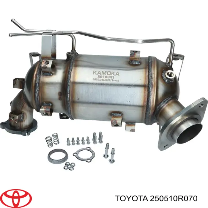 250510R070 Toyota Каталітичний нейтралізатор відпрацьованих газів