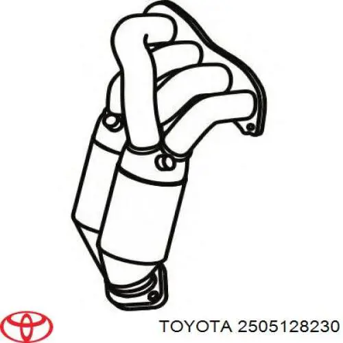 Конвертор-каталізатор (каталітичний нейтралізатор) Toyota 2505128230 ціна, від 457.71 USD