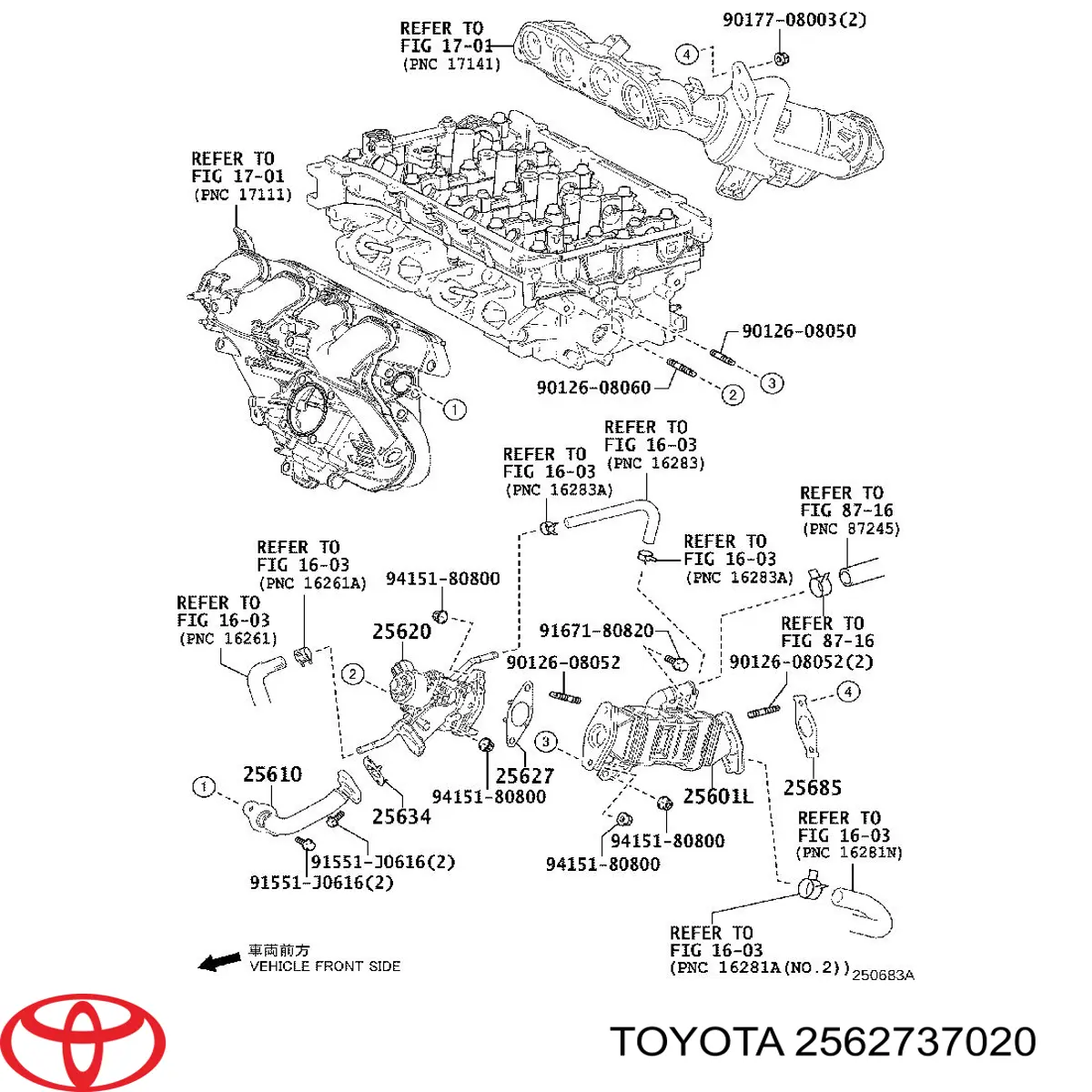  2562737020 Toyota