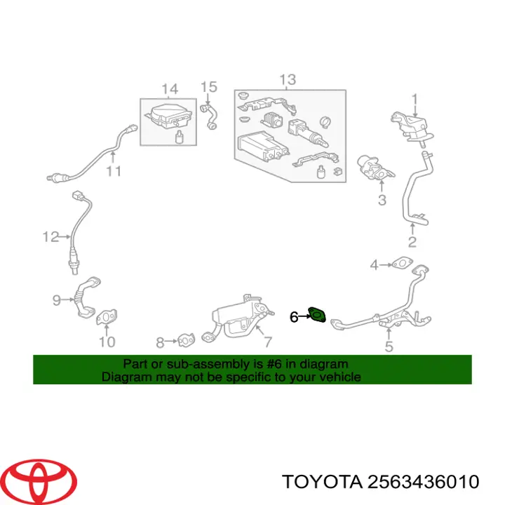  Toyota 2563436010 ціна, від 5.14 USD
