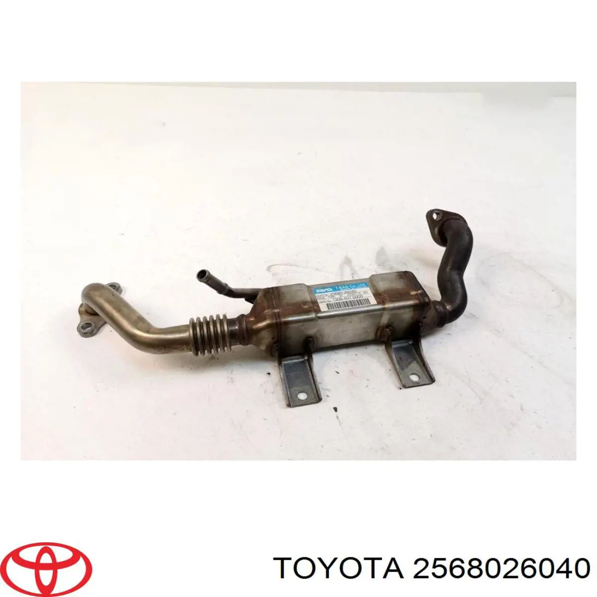 Радіатор системи EGR рециркуляції вихлопних газів 2568026040 Toyota