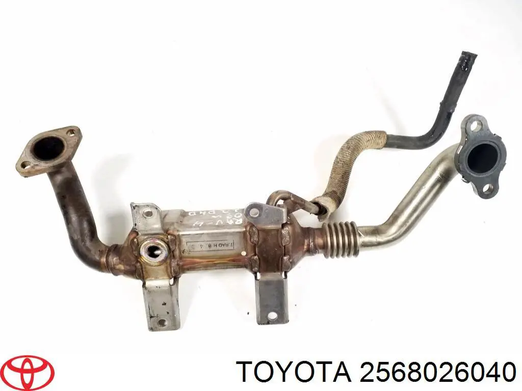 Радіатор системи EGR рециркуляції вихлопних газів Toyota 2568026040 ціна, від 20.41 USD