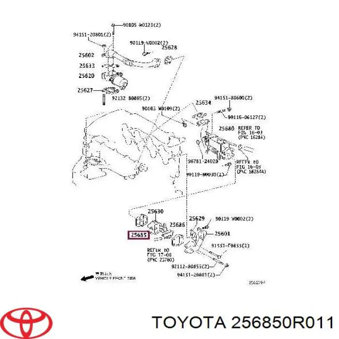 256850R011 Toyota 