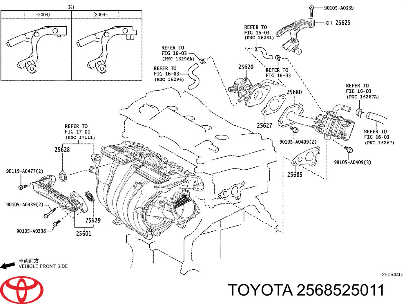 2568525011 Toyota 