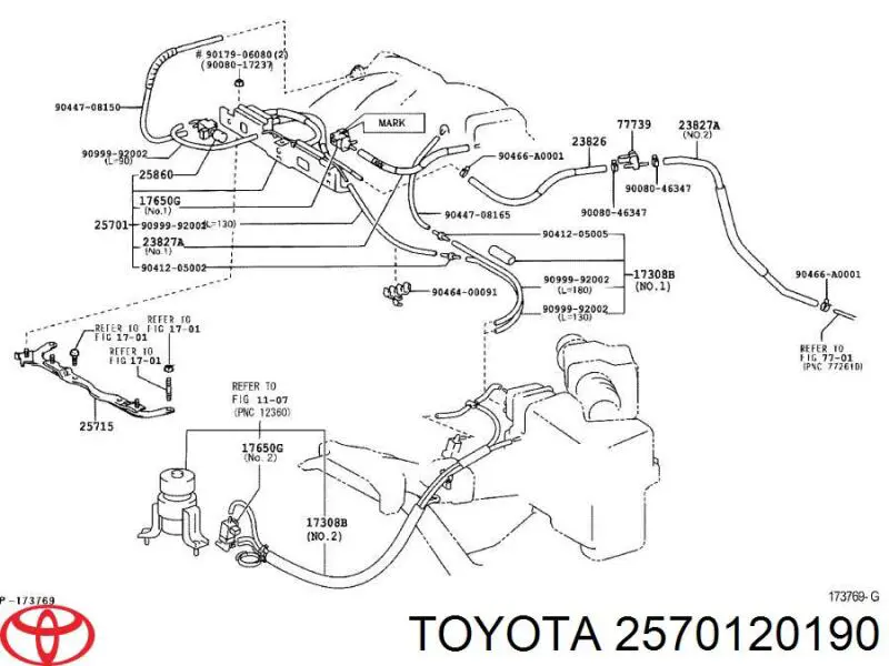 Купити 2570120190 Toyota 
