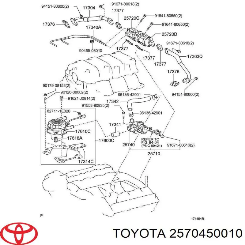 2570450010 Toyota 