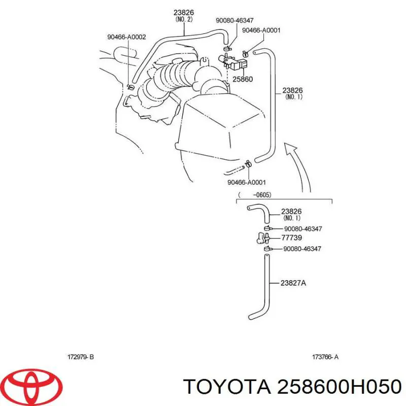  Toyota 258600H050 ціна, від 31.74 USD