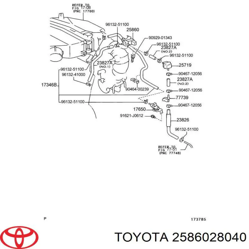  Toyota 2586028040 ціна, від 9.84 USD