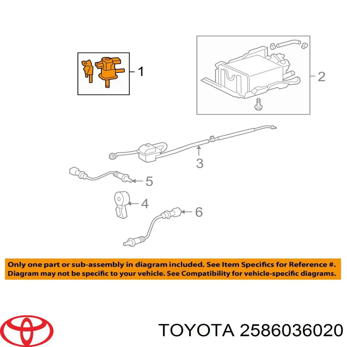  Toyota 2586036020