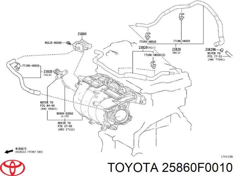  25860F0010 Toyota