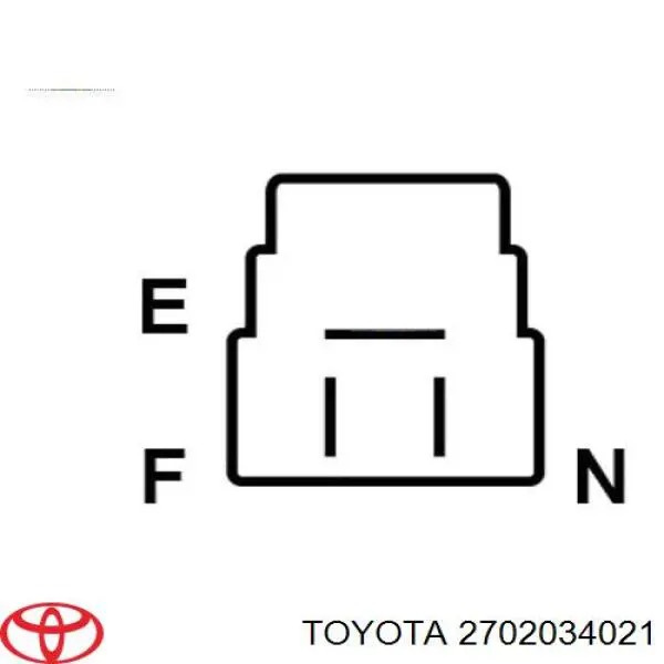 Генератор 2702026061 Toyota