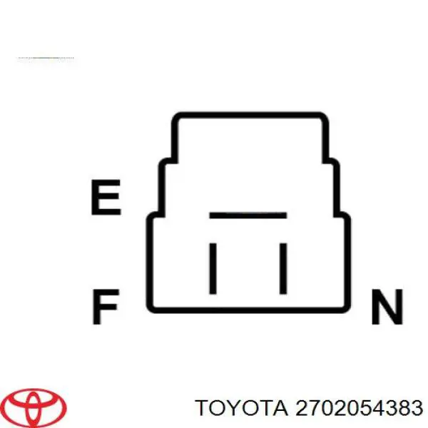 Генератор Toyota 270205438384 ціна, від 100.37 USD